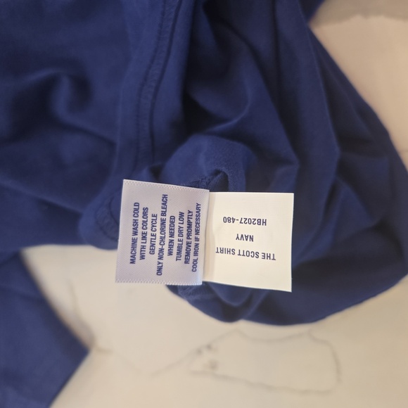 NWT Holderness & Bourne Men's Blue Short Sleeve Polo Shirt Size XXL - Picture 7 of 7